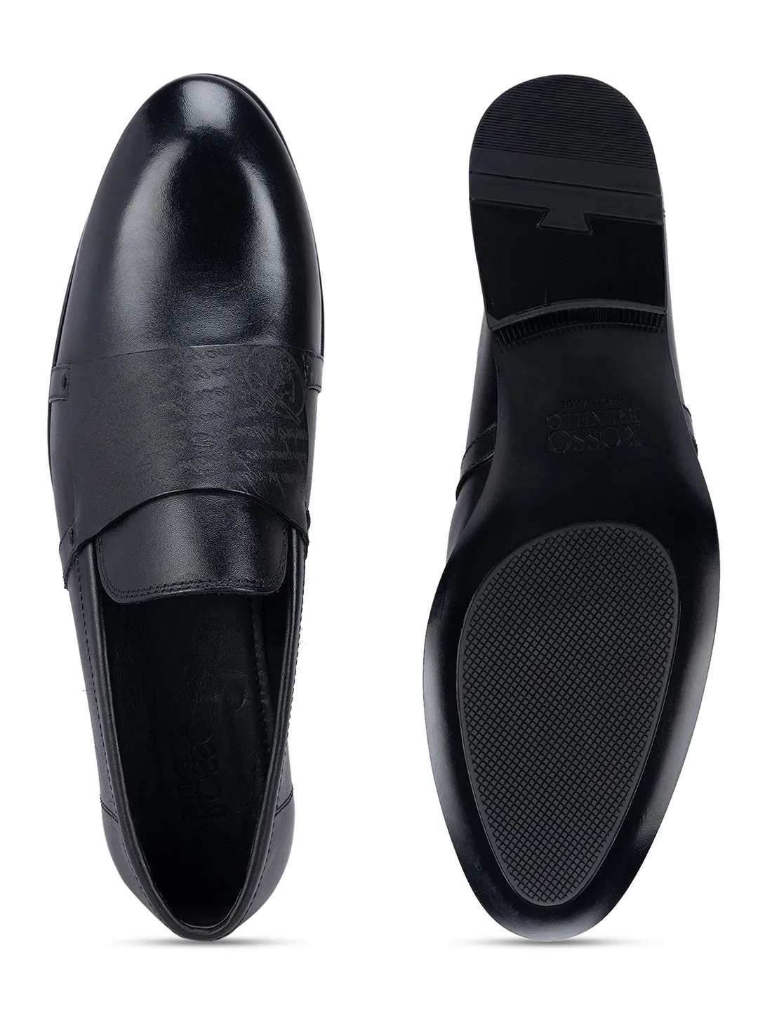 Black Signato Monk Straps