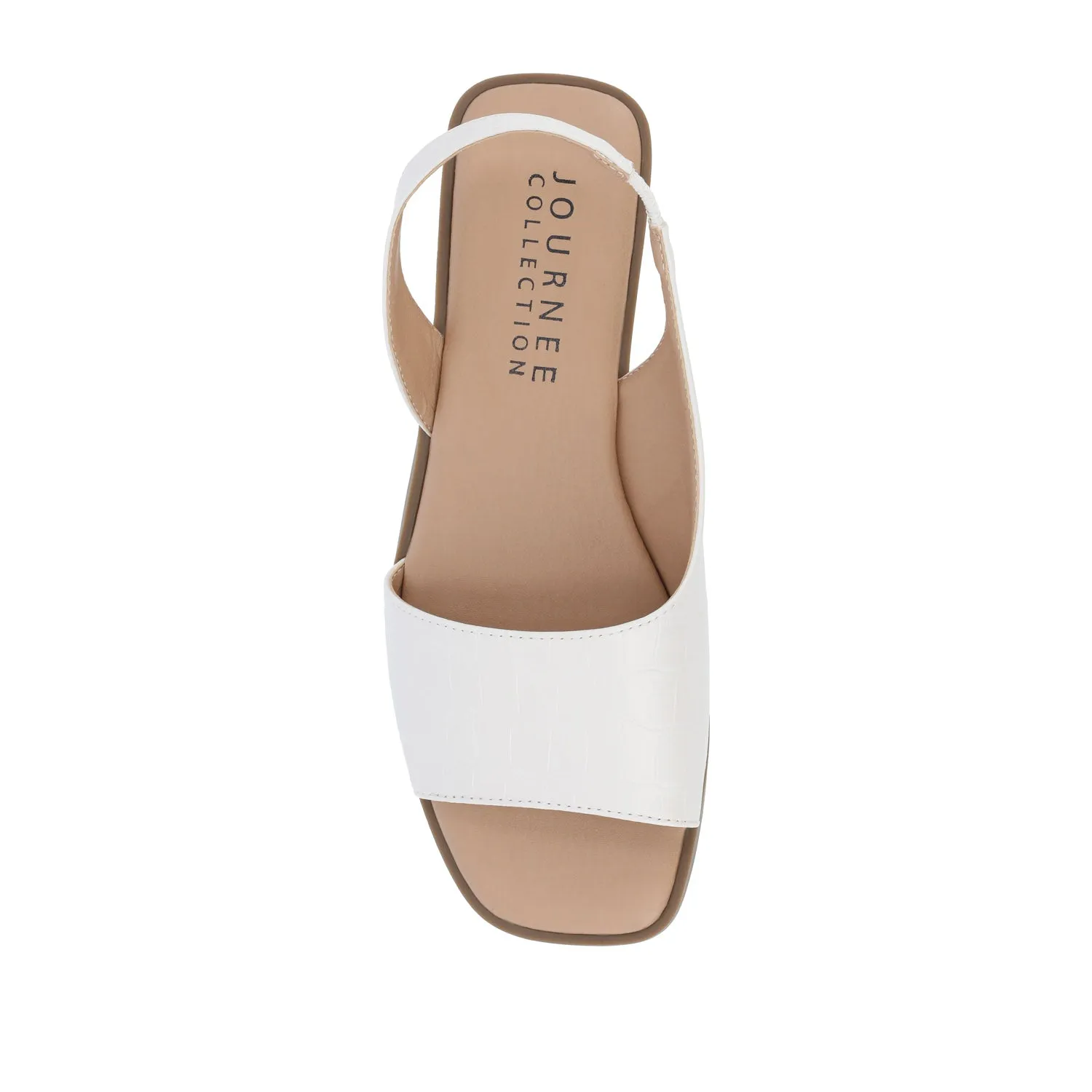 BRINSLEY CROCO SANDALS IN WIDE