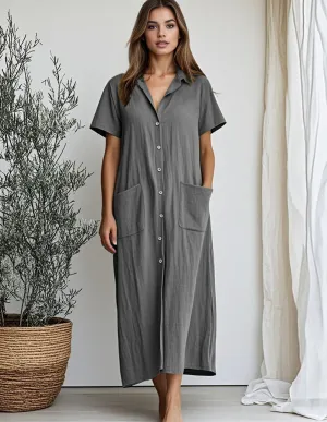 Casual Everyday Ease 100% Cotton Dress