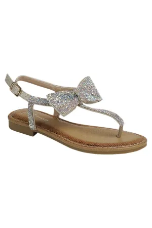 Champagne Love That Rhinestone Sandal