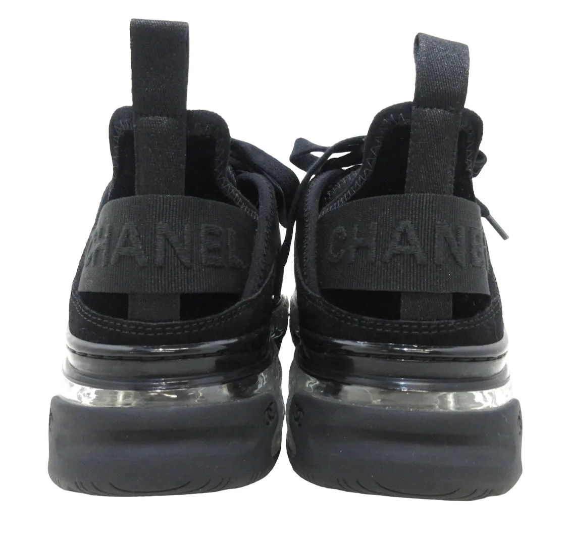 Chanel black Trail Sneakers, 38