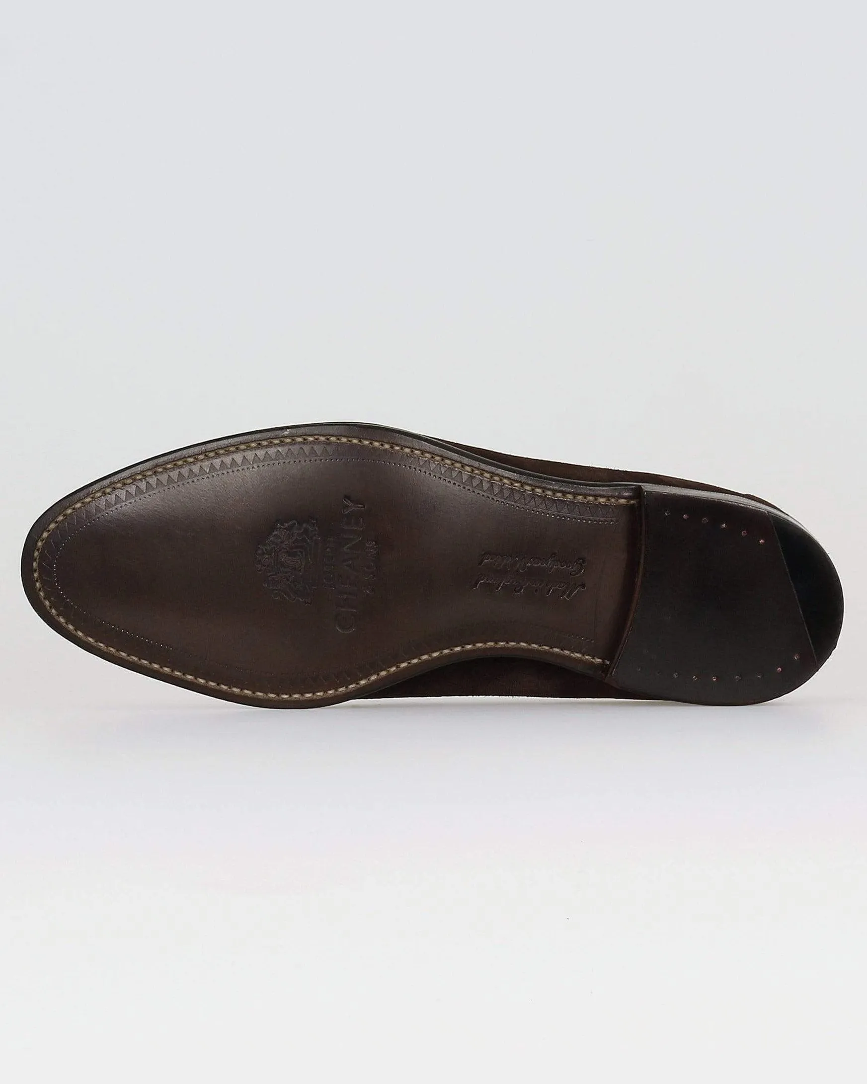 Cheaney Hadley Penny Loafer - Brown Soft Suede