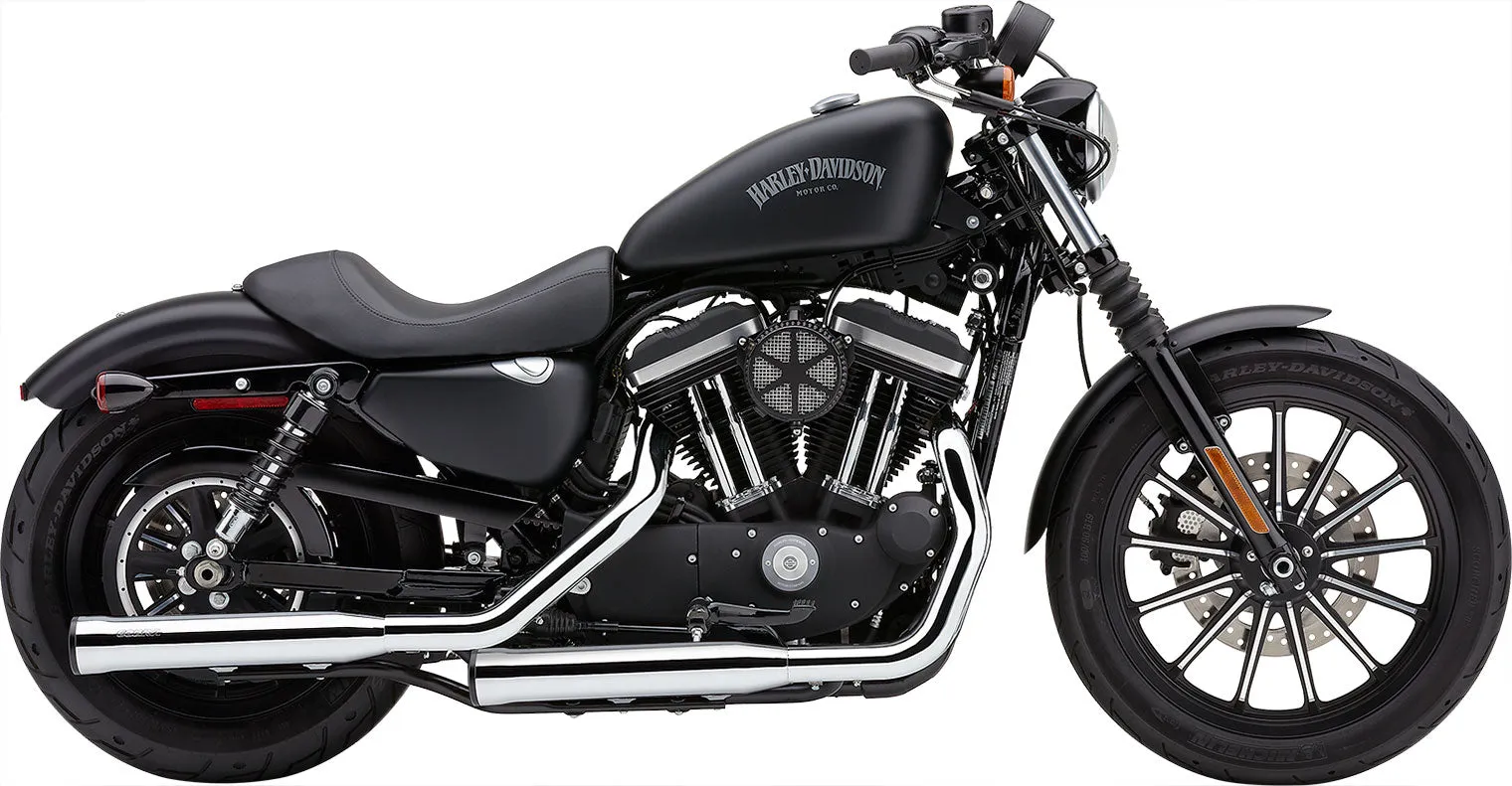 Cobra 6053 3" Slip-On RPT Exhaust Mufflers Harley Heritage Softail Classic FLSTC - Chrome