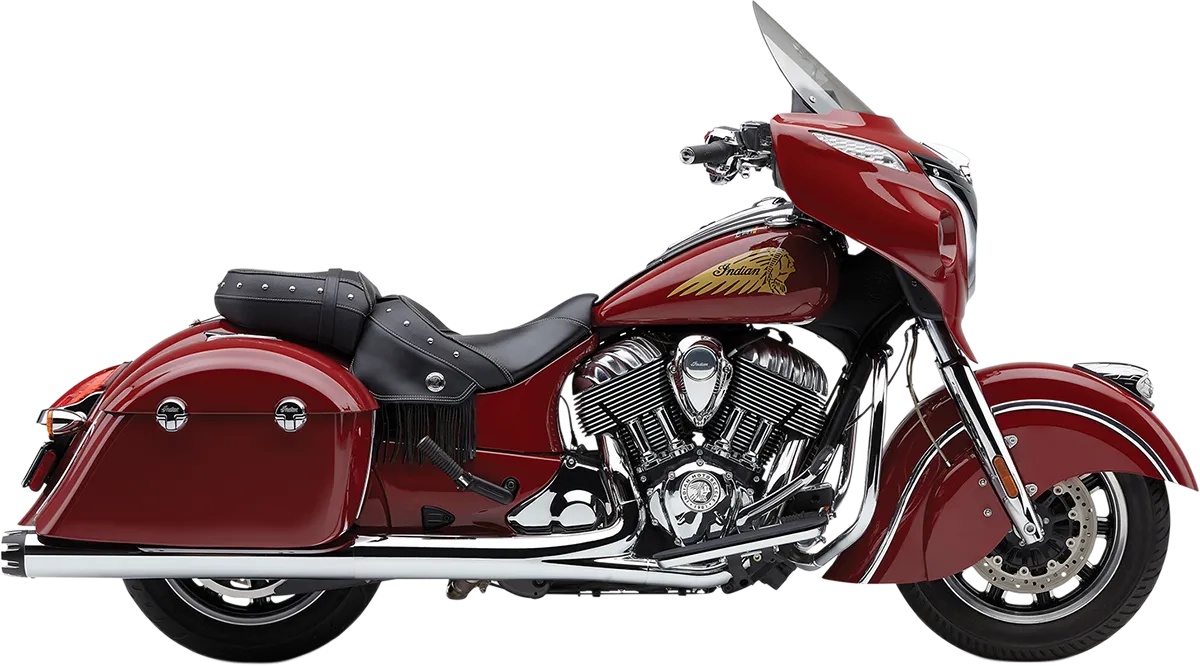 COBRA Dual Cut Slip-On Mufflers - Chrome 5208