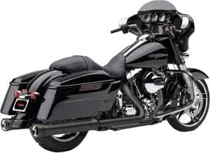 COBRA Neighbor Hater Mufflers for '95-'16 Bagger - Black 6107RB