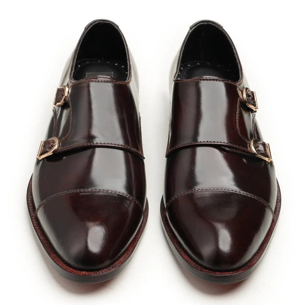 Double Monk Straps - 0125-RB Brown