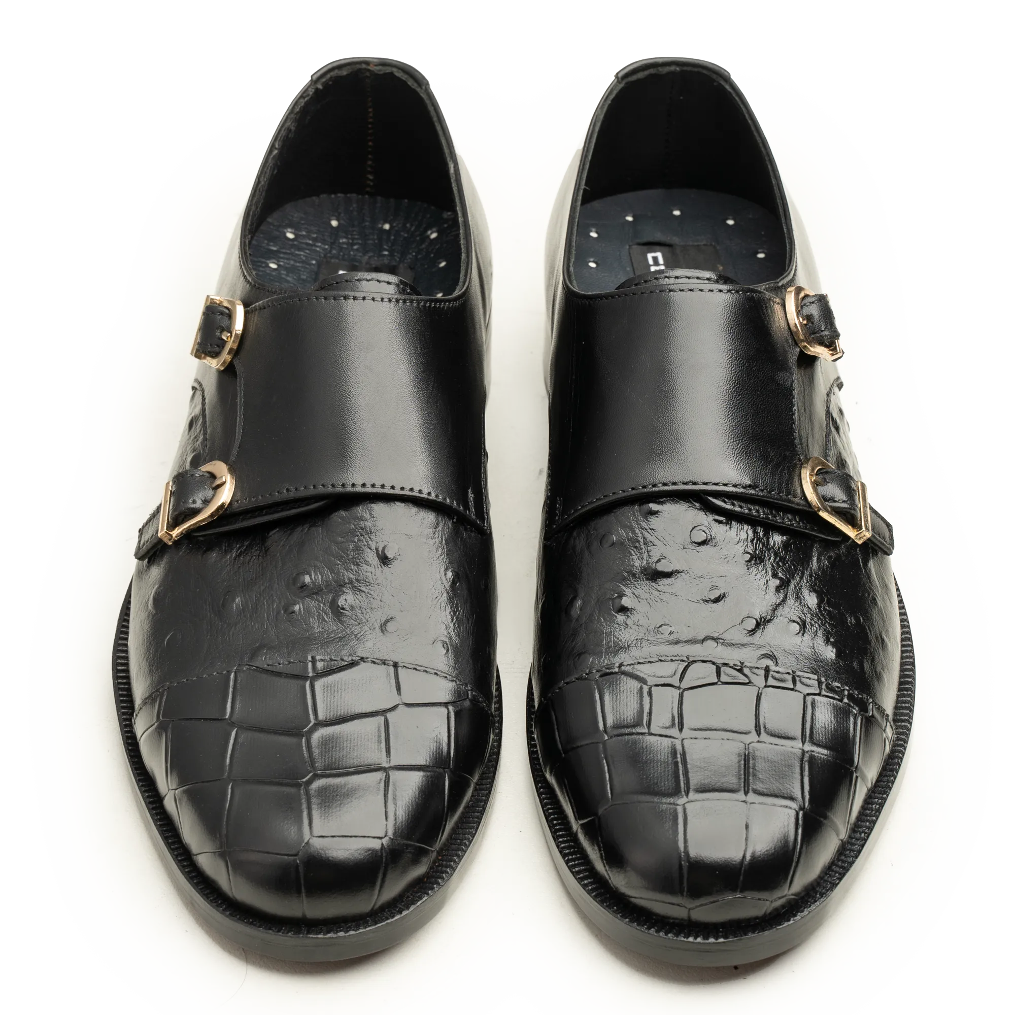 Double Monk Straps - 063 CRL BLK