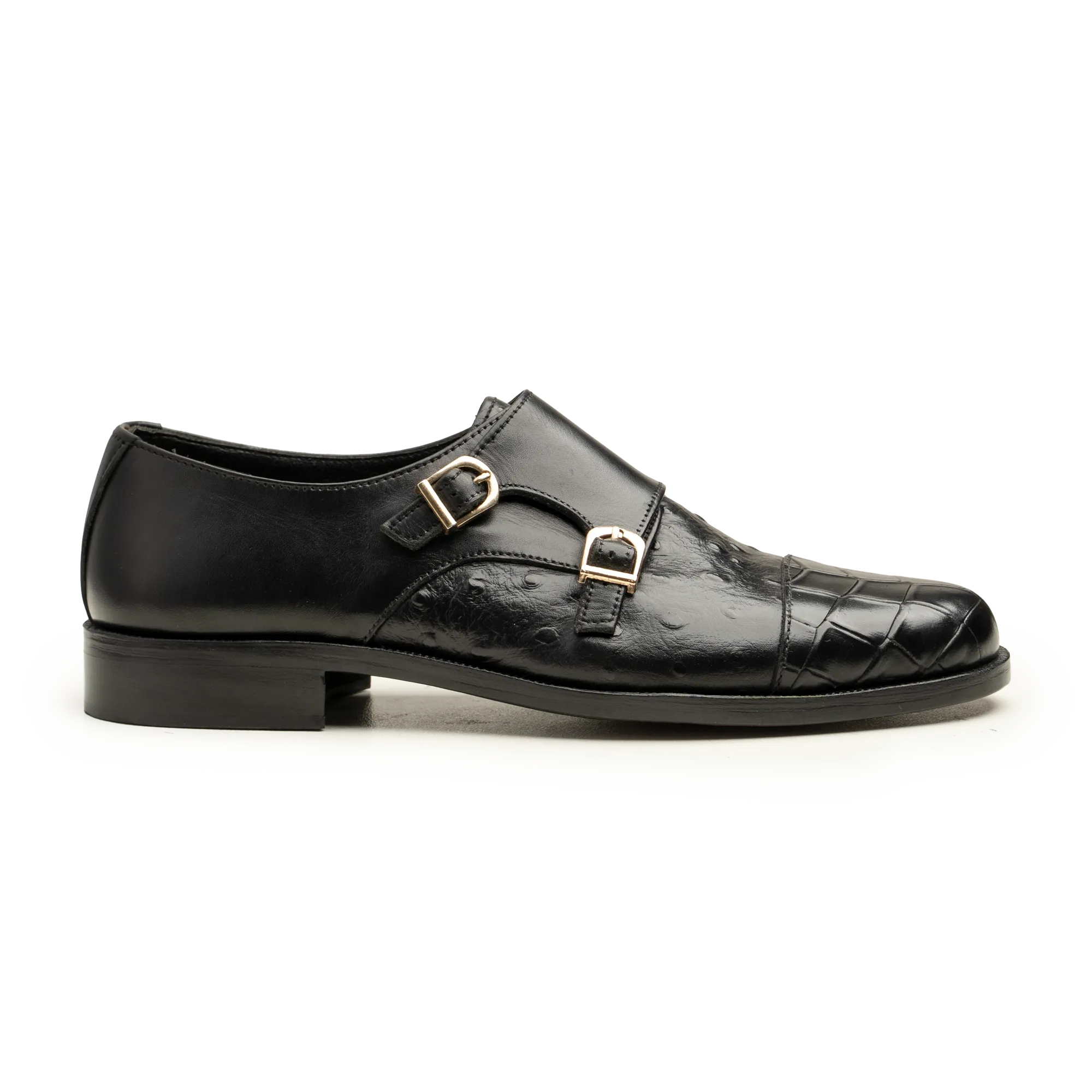 Double Monk Straps - 063 CRL BLK