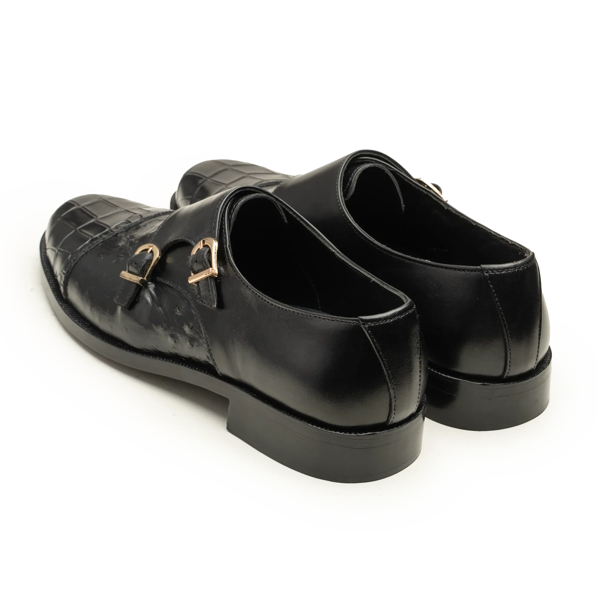 Double Monk Straps - 063 CRL BLK