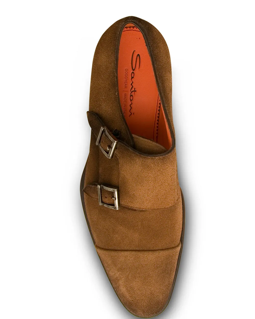 Einar Double Monk Strap in Brown