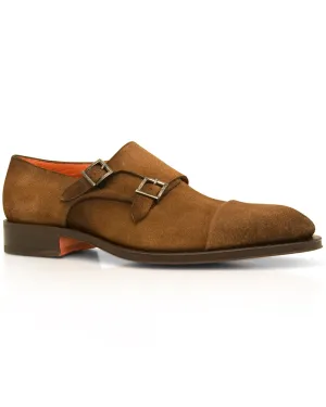 Einar Double Monk Strap in Brown