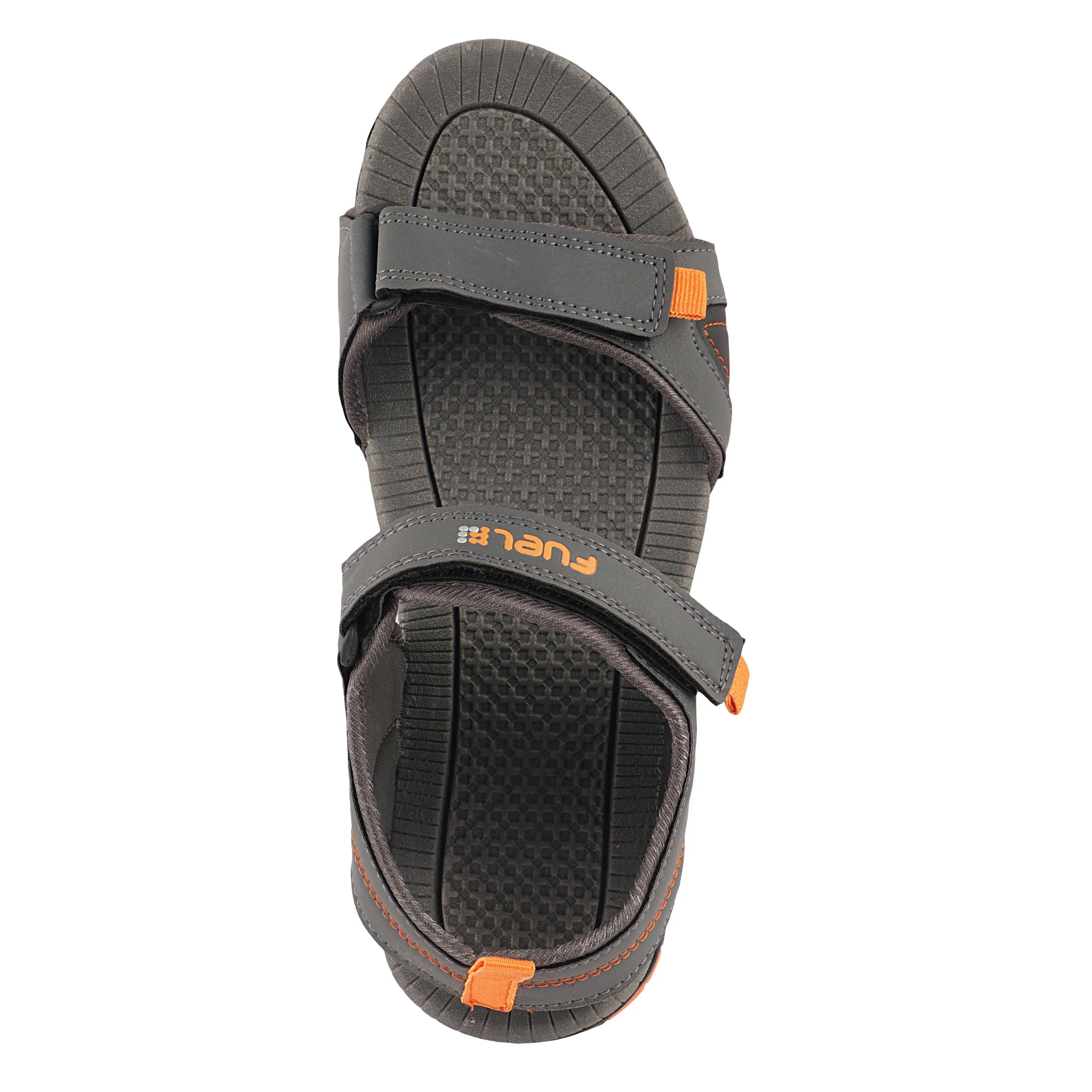 Fuel Austin-03 Sandals For Men's (Grey-orange)