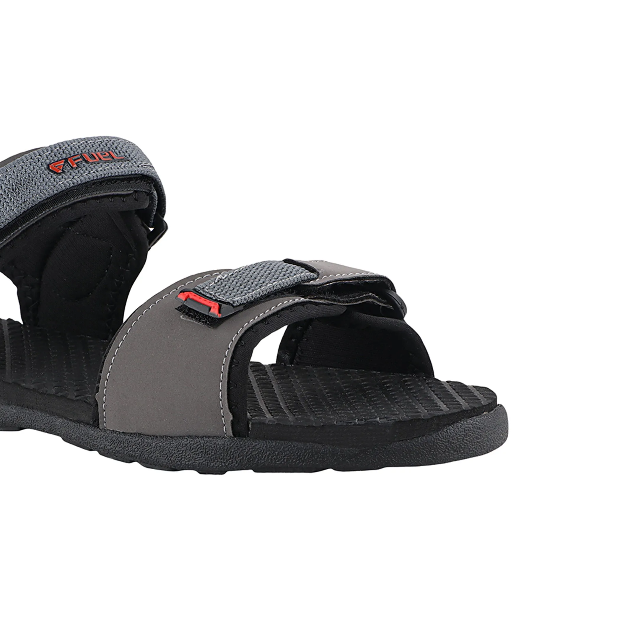 Fuel Roadster-01 Sandals For Men's (Black-Red)