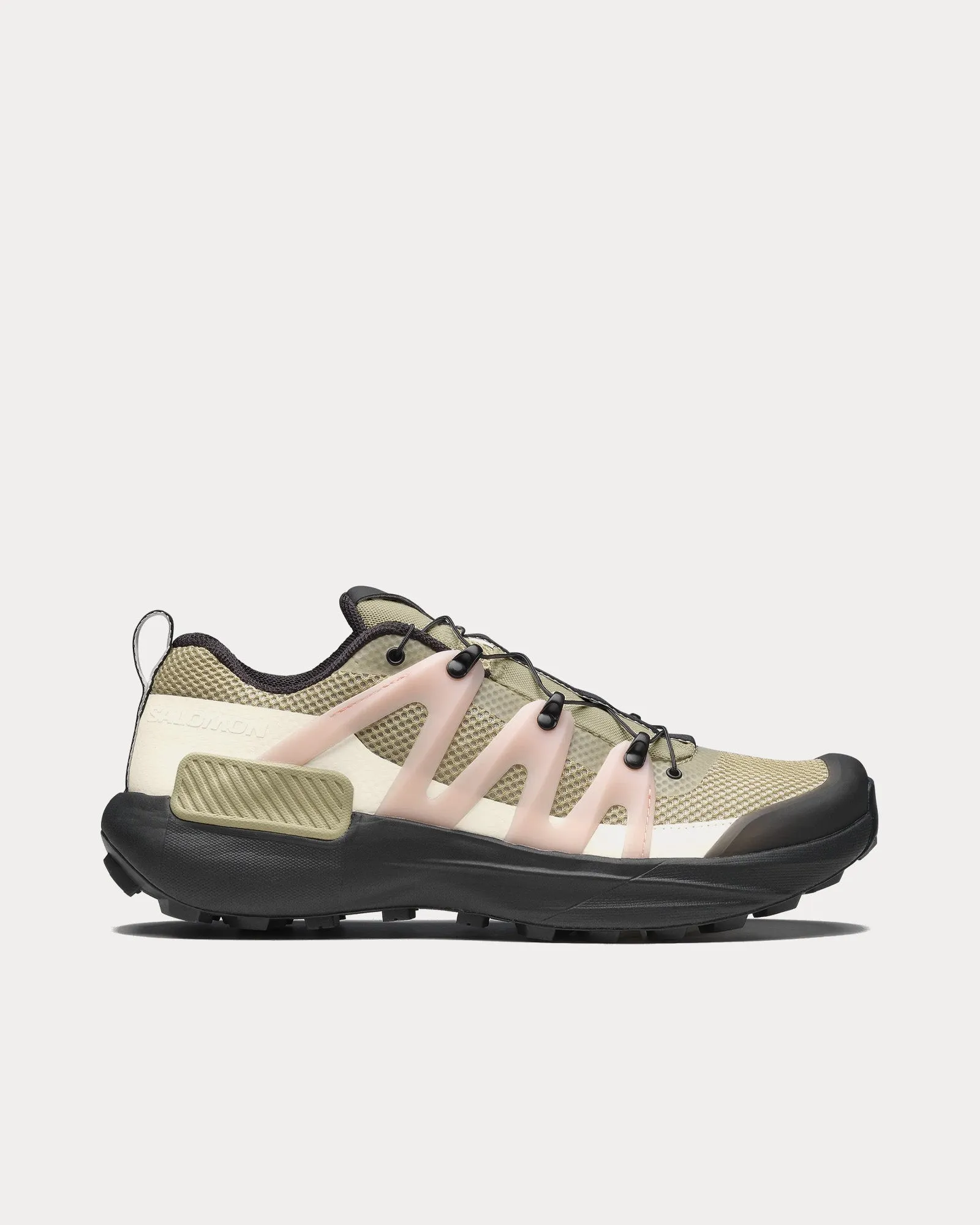 Genesis Advanced Pale Olive Green / Black / Impatiens Pink Low Top Sneakers