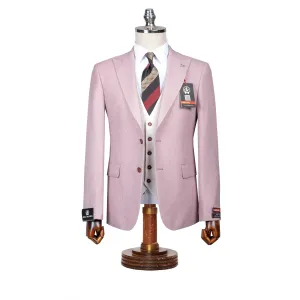 Isaac | Dusty Rose  3-Piece Tailored-Fit Suit