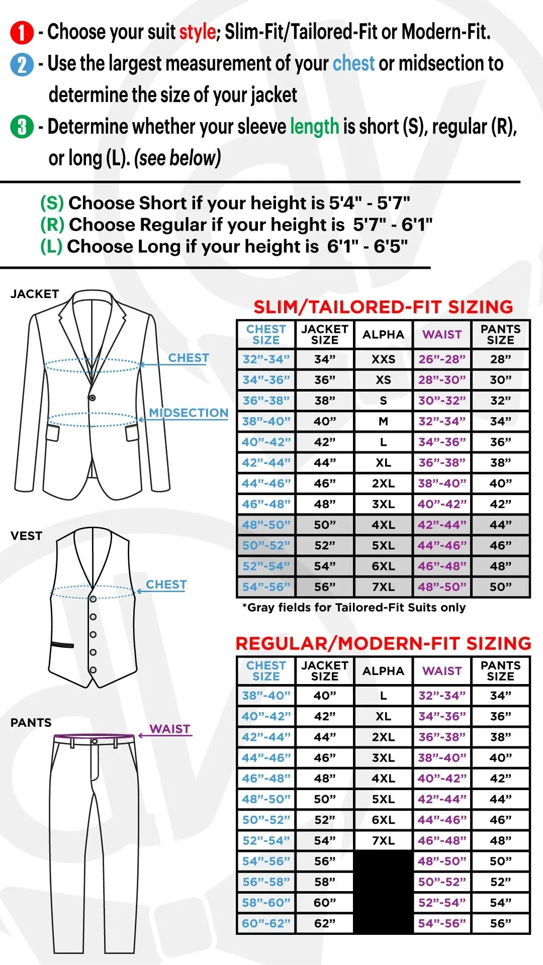 Isaac | Dusty Rose  3-Piece Tailored-Fit Suit