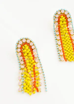 Jeweled Rainbow Earrings
