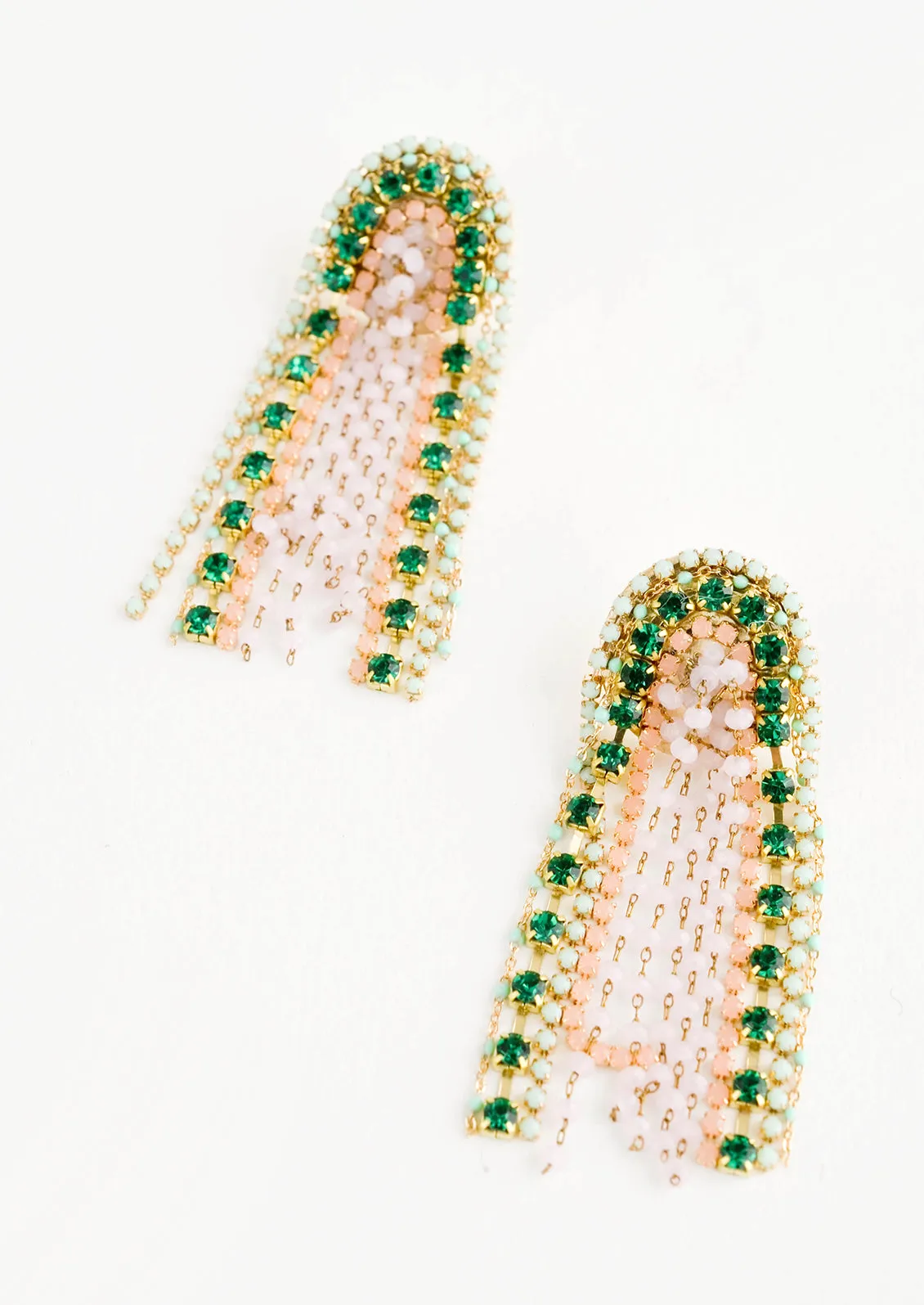 Jeweled Rainbow Earrings