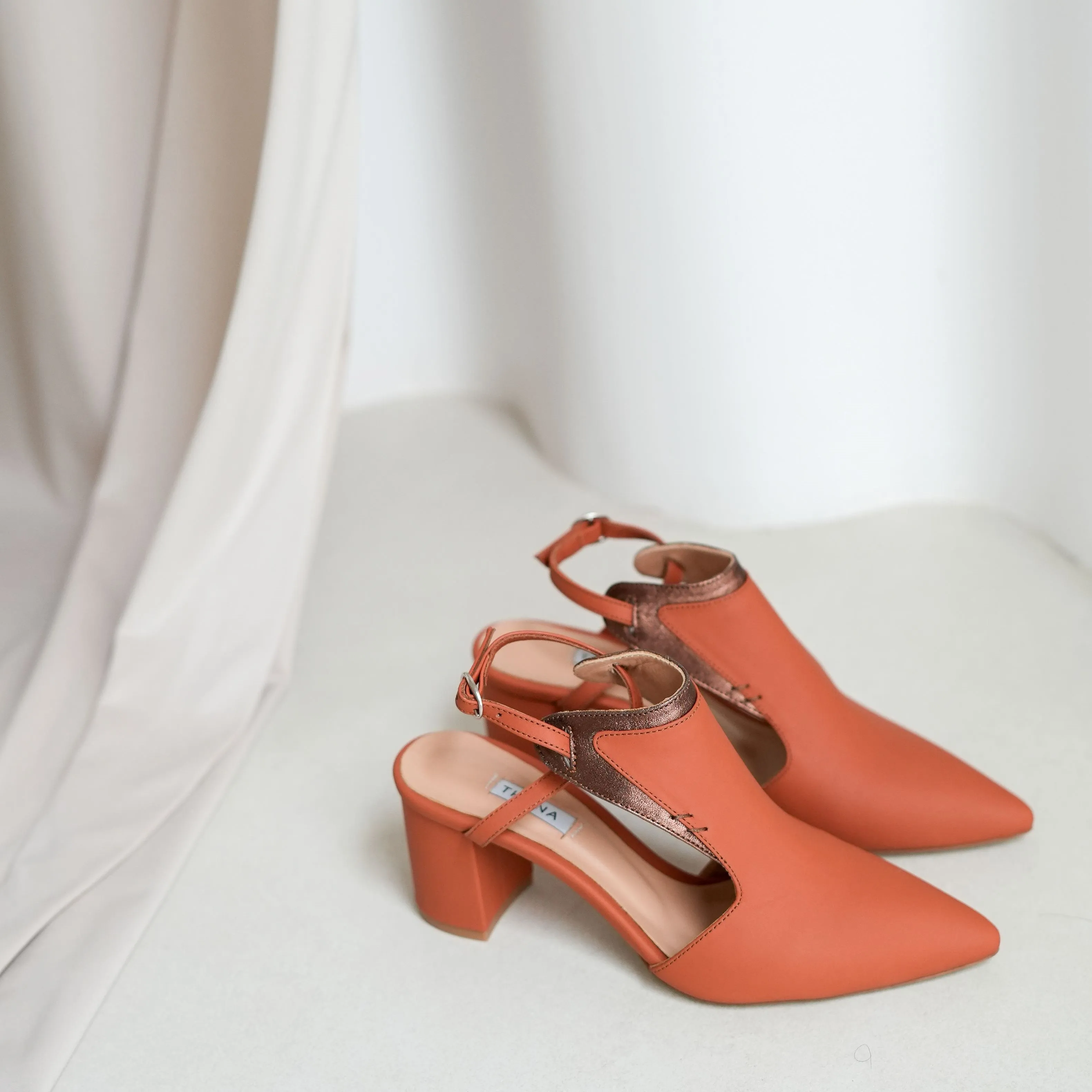 Kadi Terracotta heel