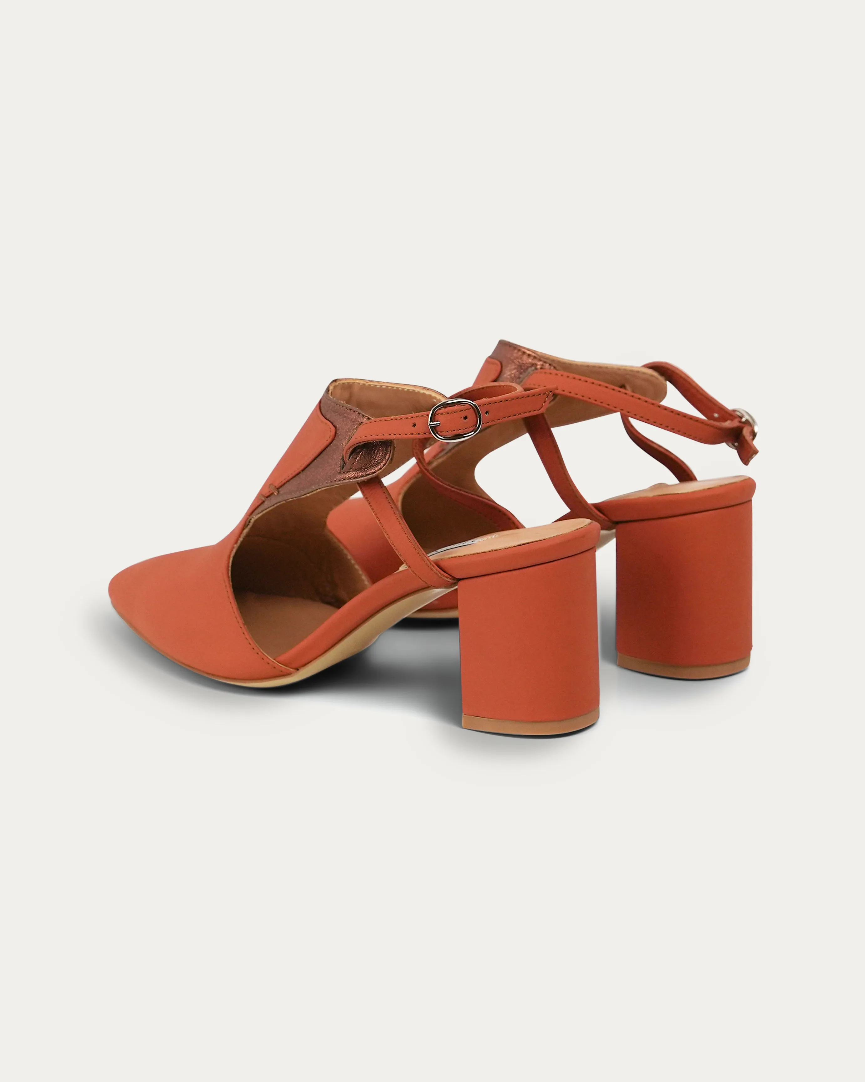 Kadi Terracotta heel