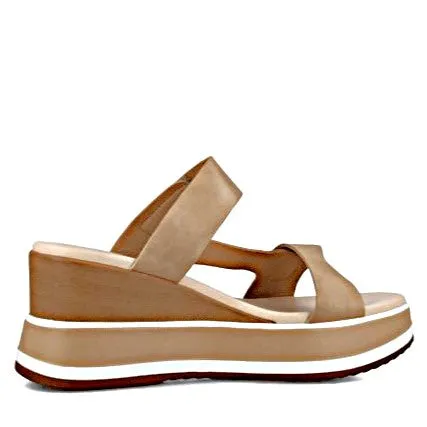 MB 25342 Beige Colour Wedge Sandal