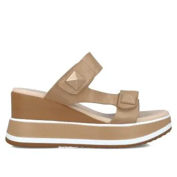 MB 25342 Beige Colour Wedge Sandal