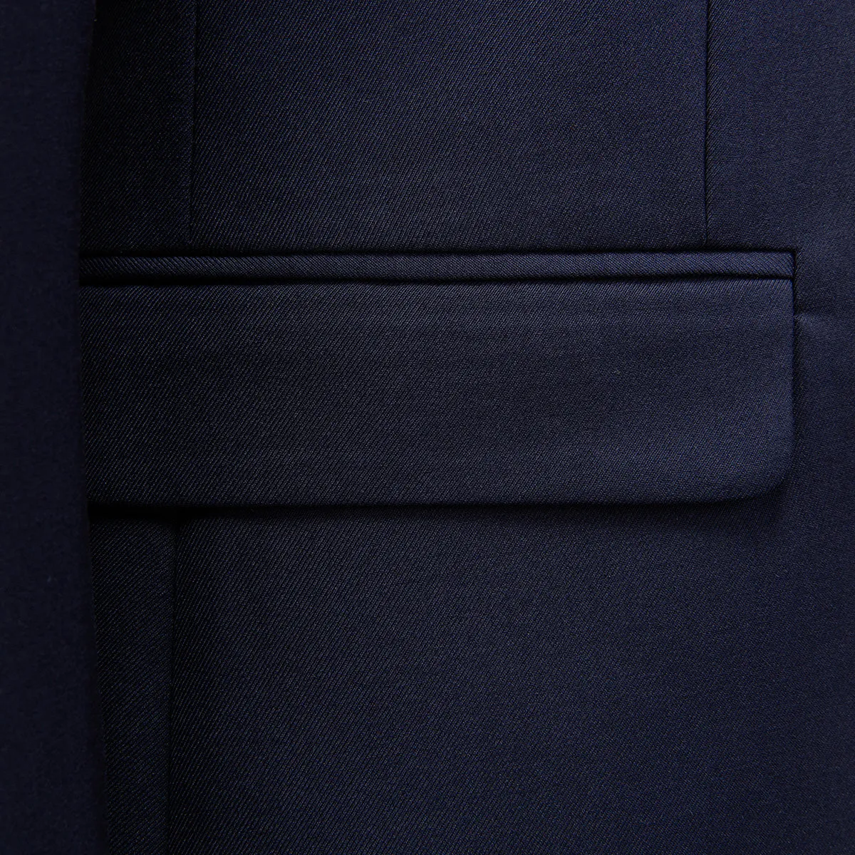 Men's 2-Piece Classic Two Button Casual Navy Suit