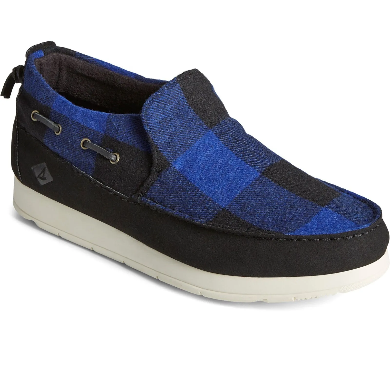 Men's Moc-Sider Buffalo Check Shoes Blue