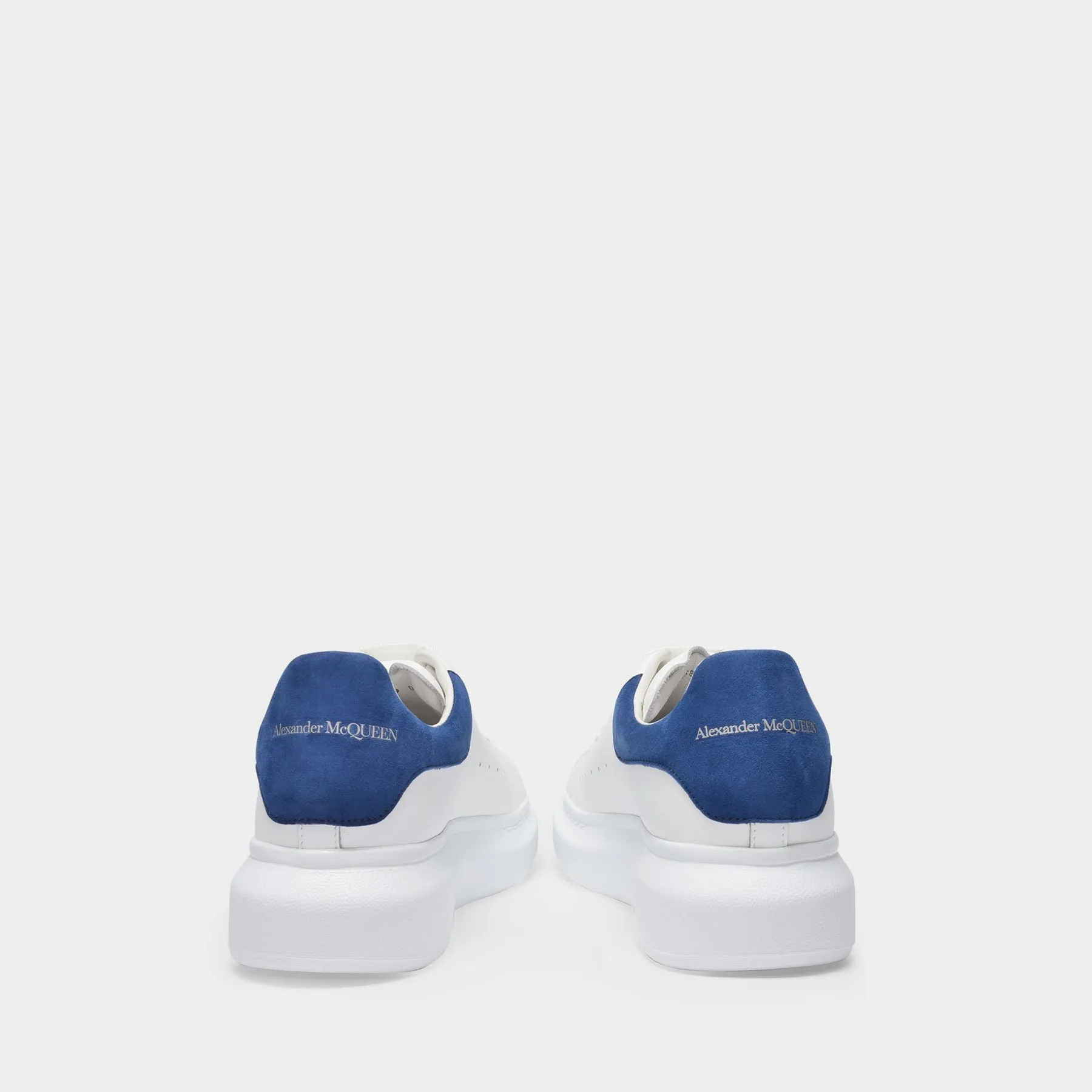 Oversized  Sneakers - Alexander Mcqueen - White/Blue Paris - Leather
