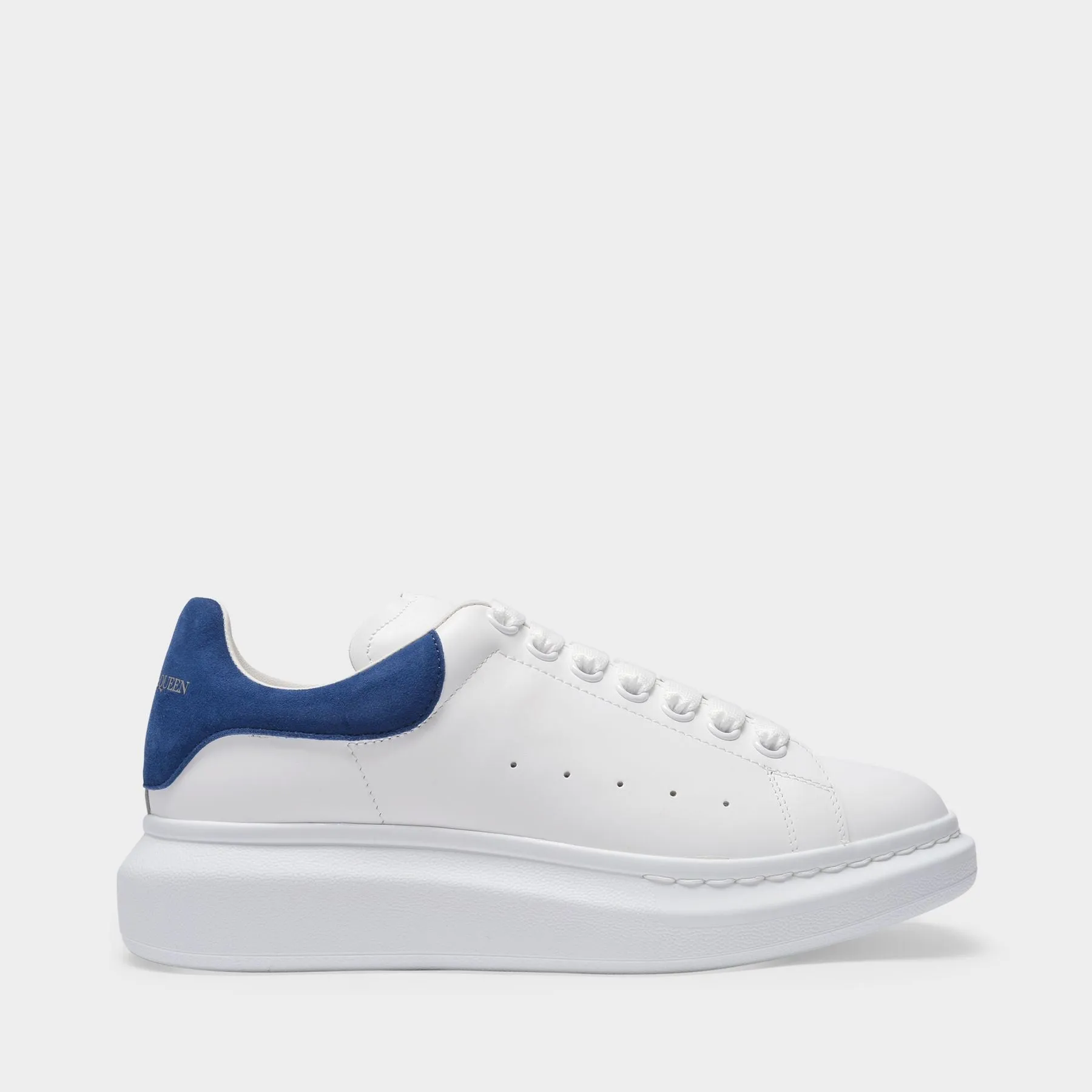 Oversized  Sneakers - Alexander Mcqueen - White/Blue Paris - Leather
