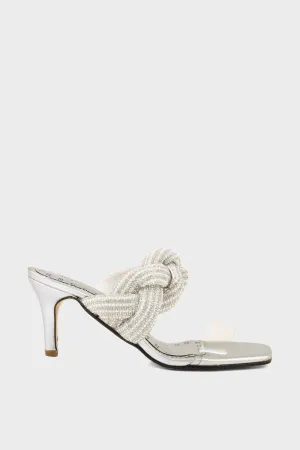 Party Wear Slip On I29238-Silver