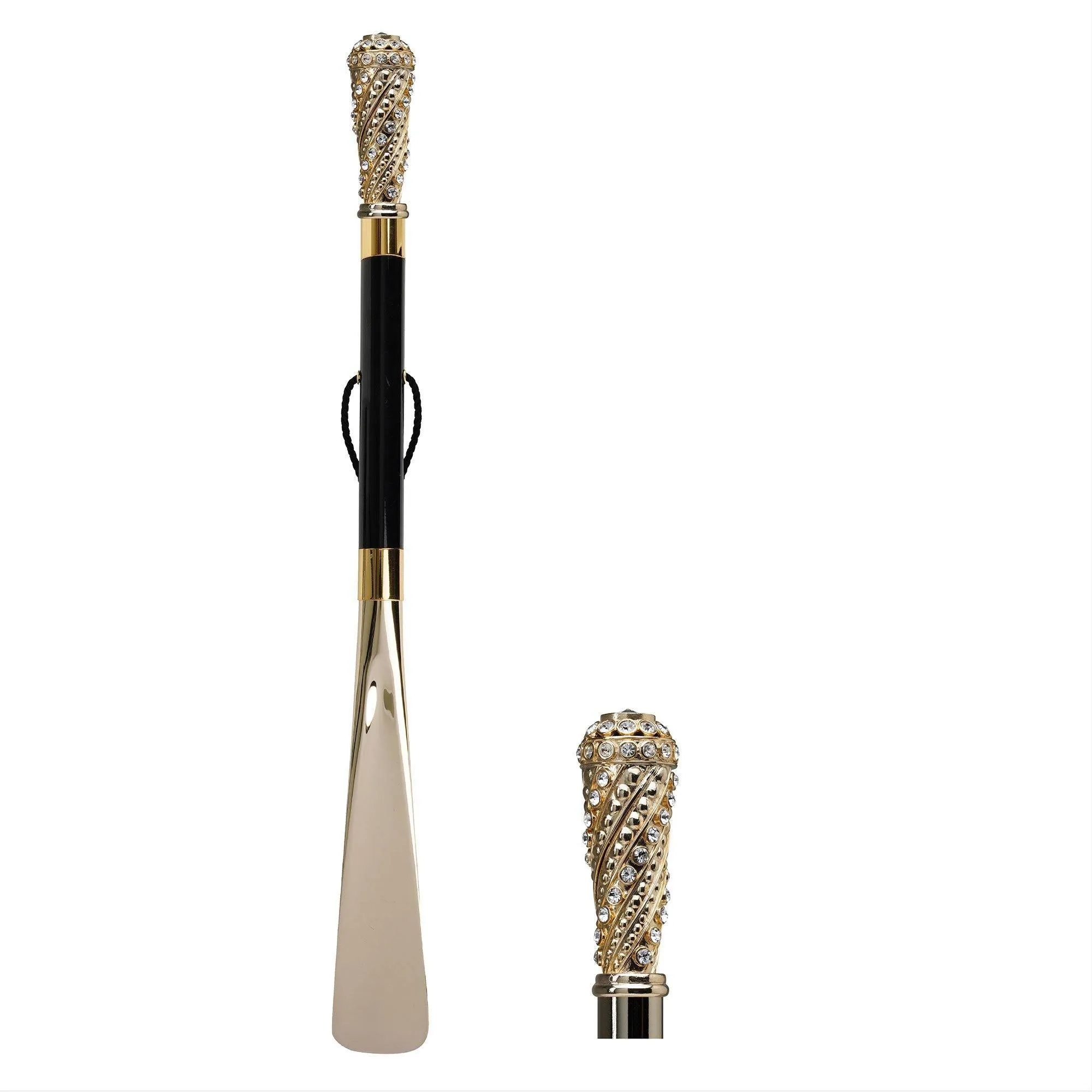 Pierced Crystal Ribbon Shoehorn