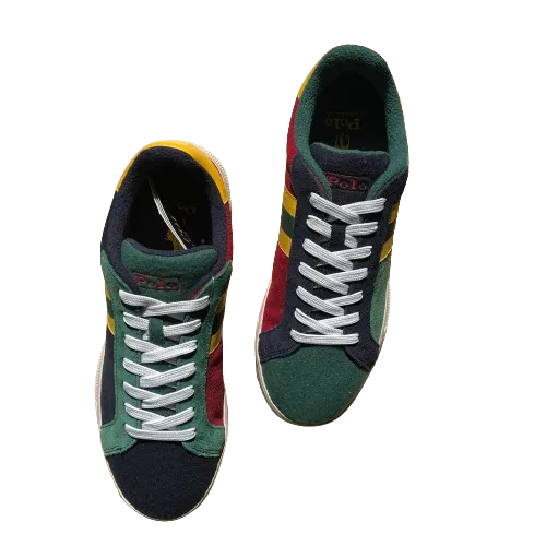 Polo Ralph Lauren - Heritage Court II - High Top Lace Sneakers - Colorblock (Navy)