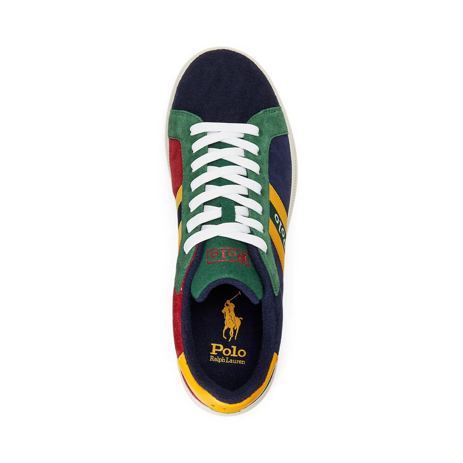 Polo Ralph Lauren - Heritage Court II - High Top Lace Sneakers - Colorblock (Navy)