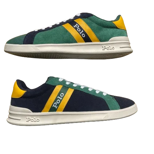 Polo Ralph Lauren - Heritage Court II - High Top Lace Sneakers - Colorblock (Navy)