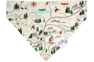 Ski Trip Dog Bandana
