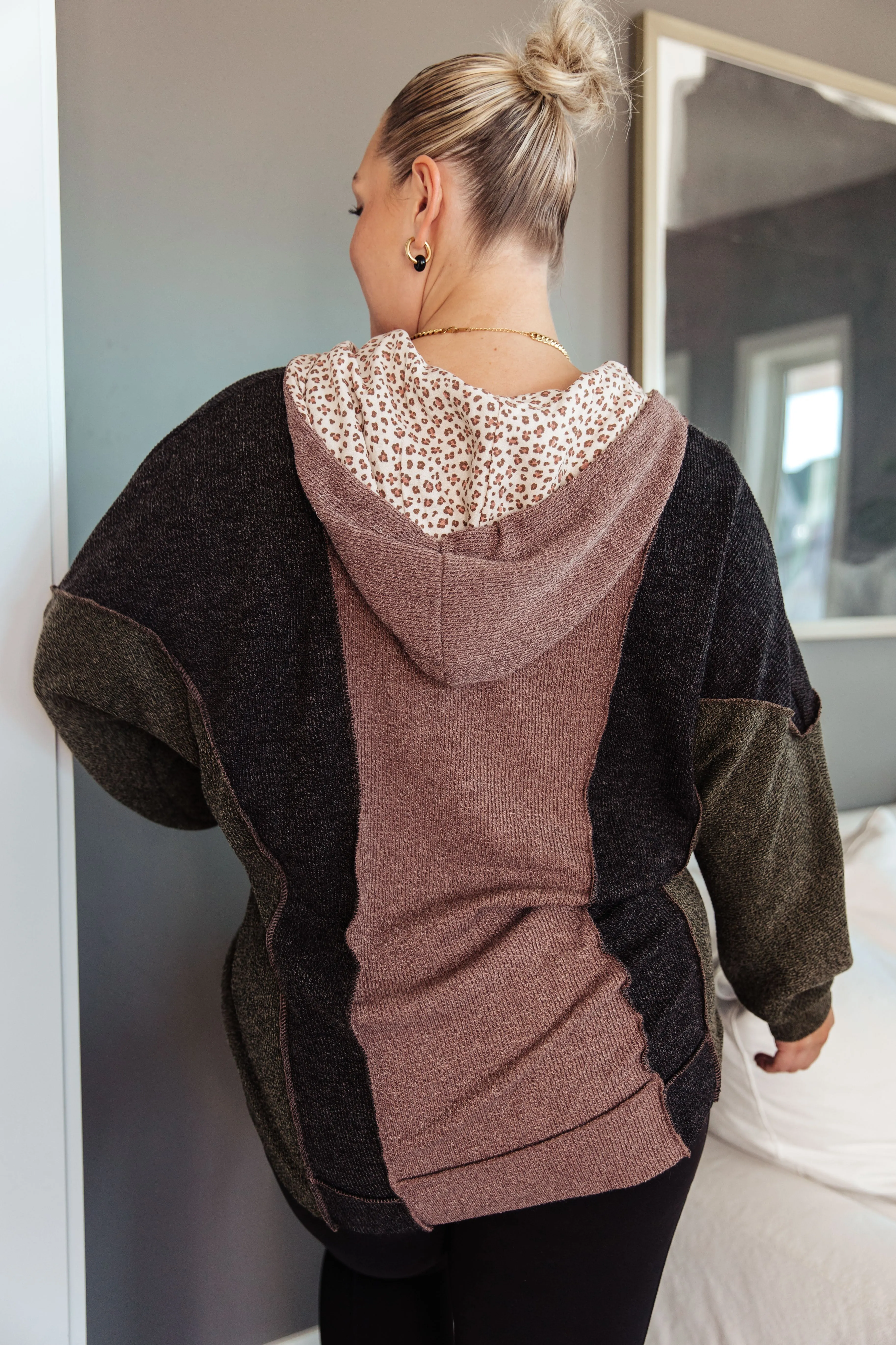 SP24- 7TH RAY- Mixed Emotions Color Block Hoodie