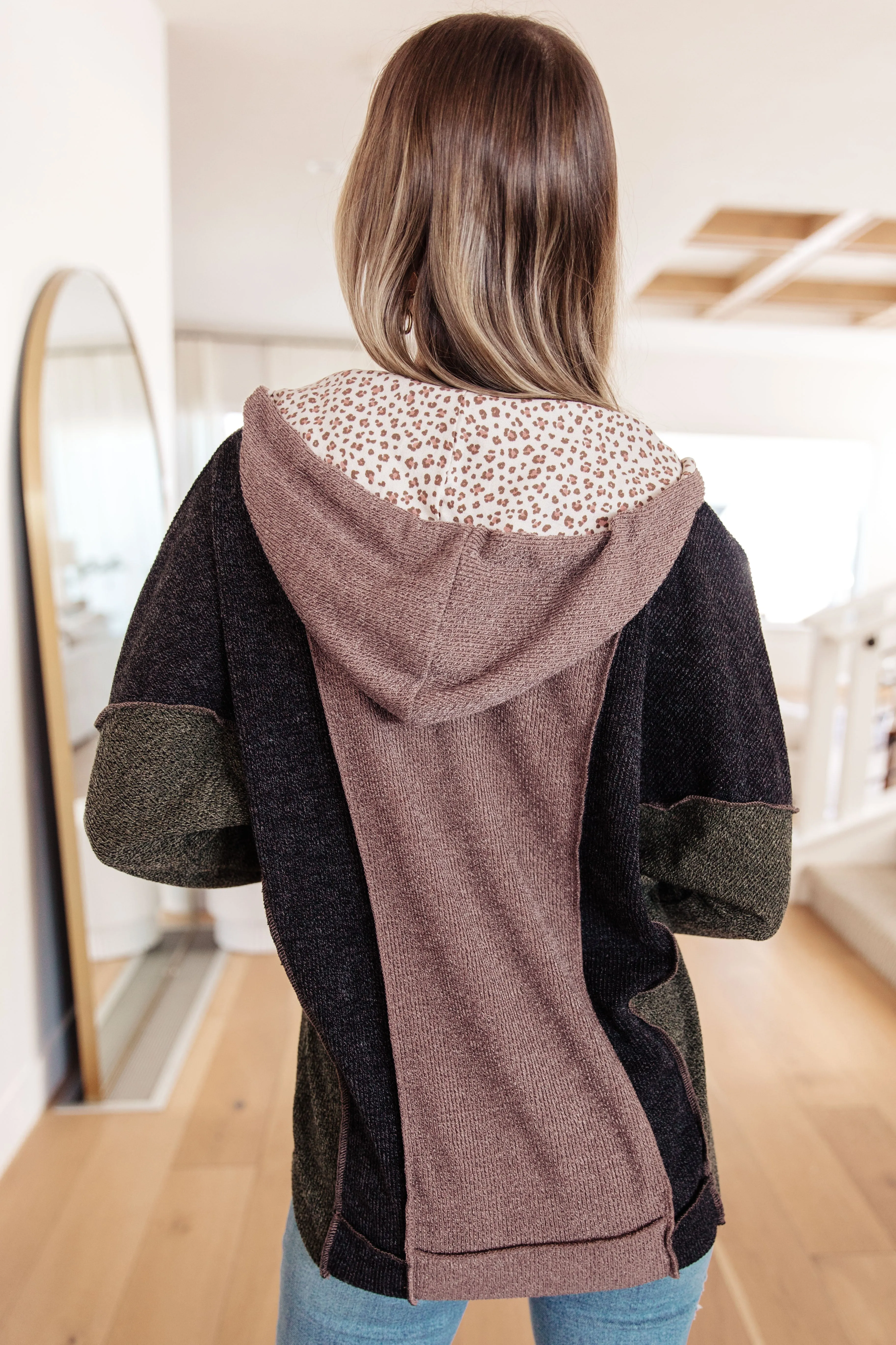 SP24- 7TH RAY- Mixed Emotions Color Block Hoodie