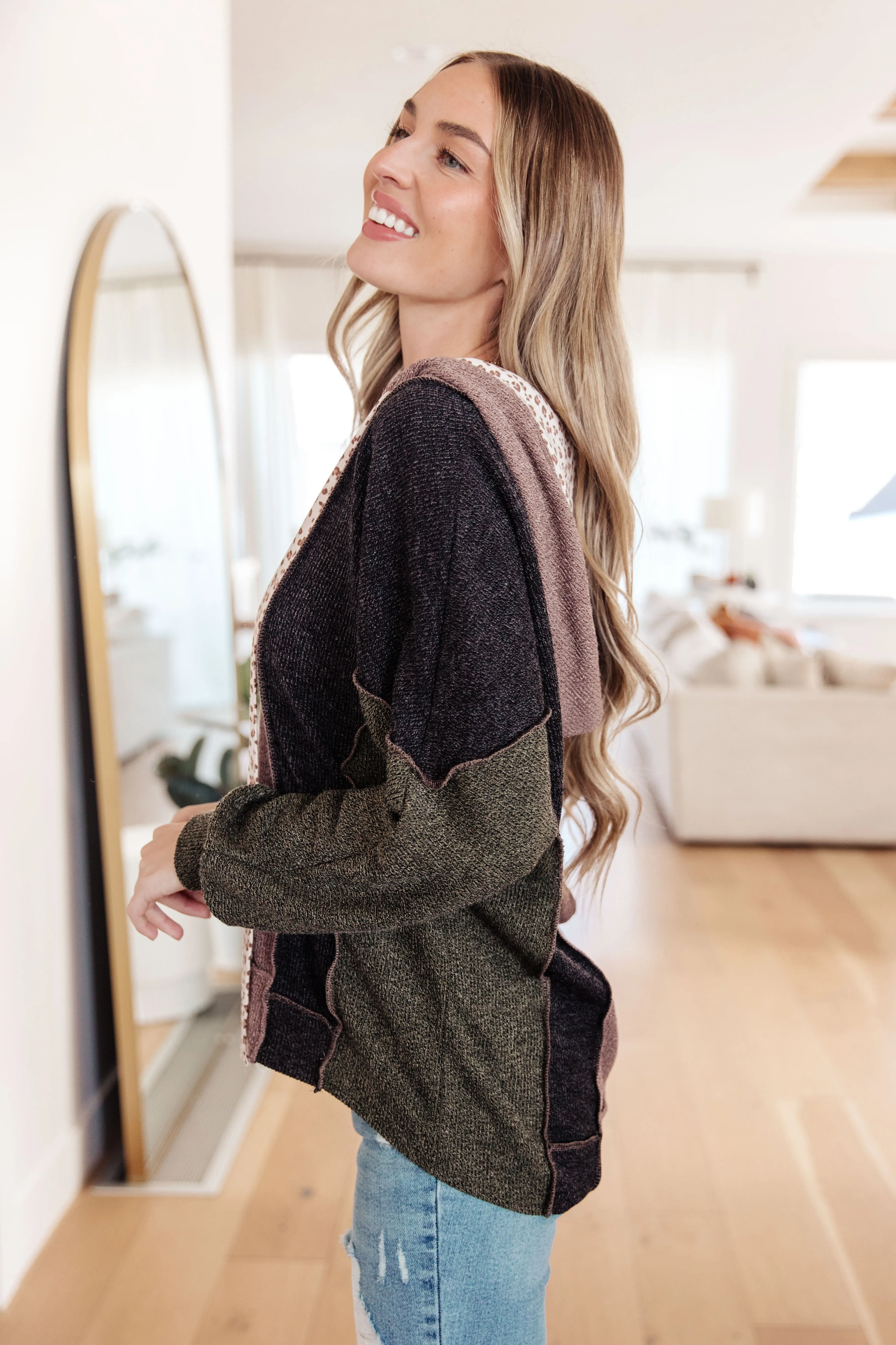 SP24- 7TH RAY- Mixed Emotions Color Block Hoodie