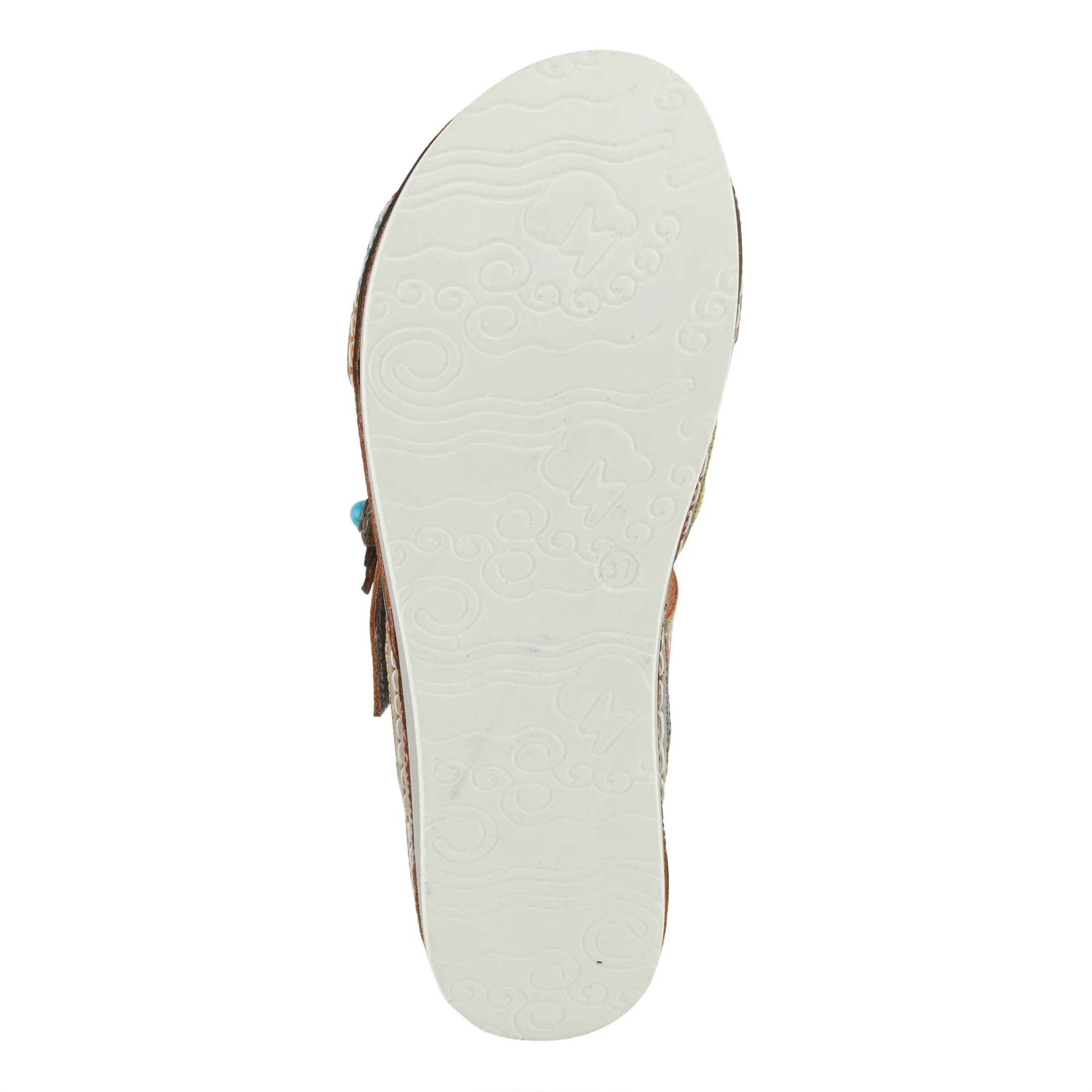 Spring Step Shoes L'Artiste Pillow Soft Sandals Women's Hand Painted Leather