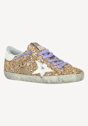 Super-Star Glitter Upper Leather Star Coco Print