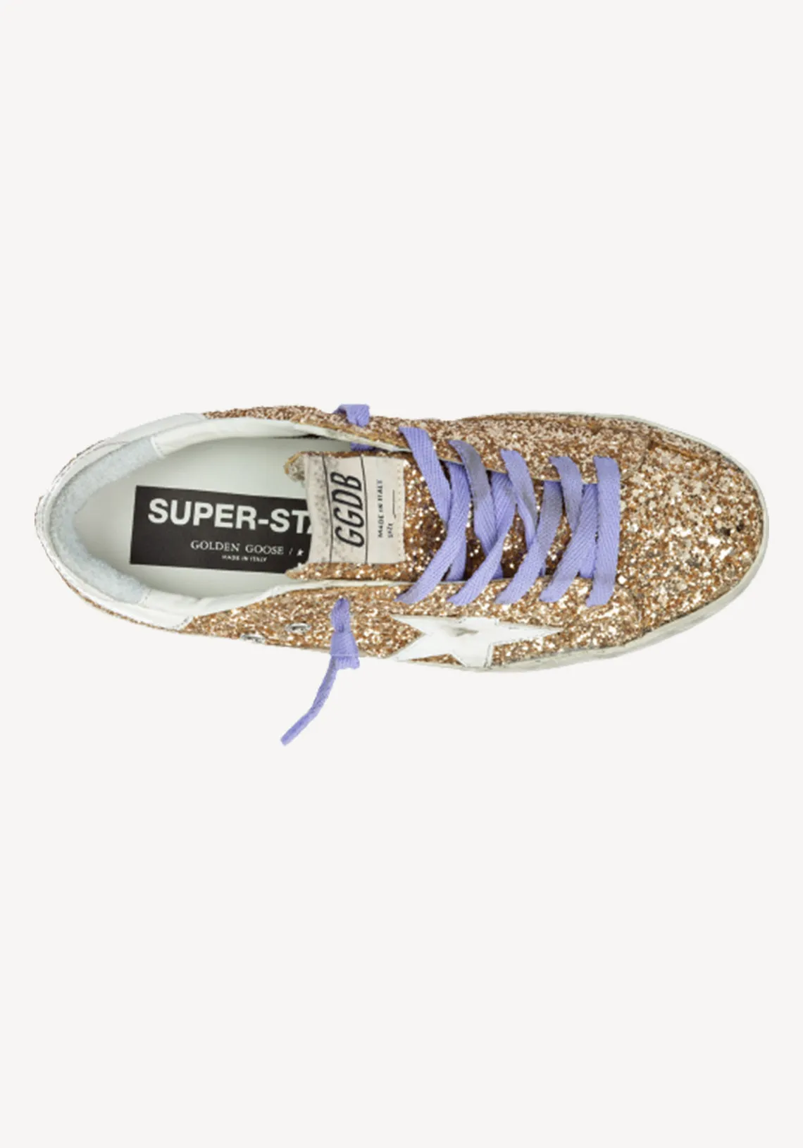 Super-Star Glitter Upper Leather Star Coco Print