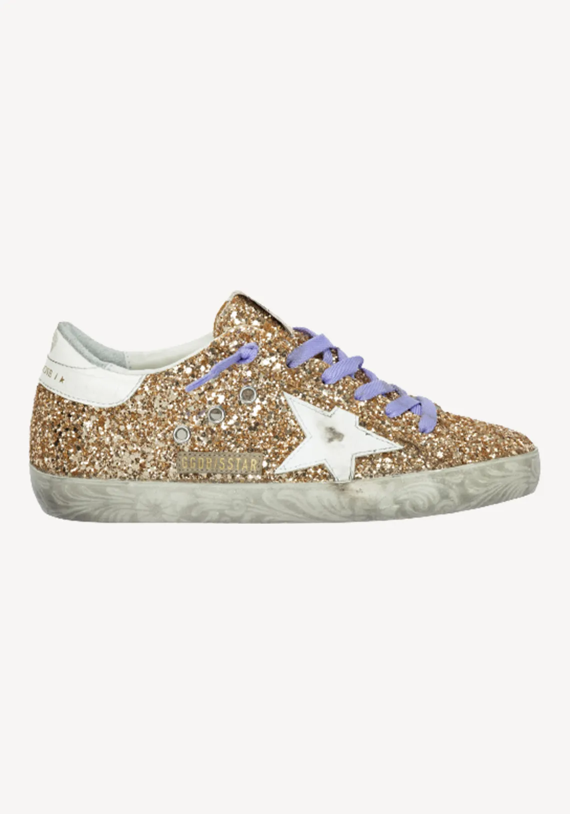 Super-Star Glitter Upper Leather Star Coco Print