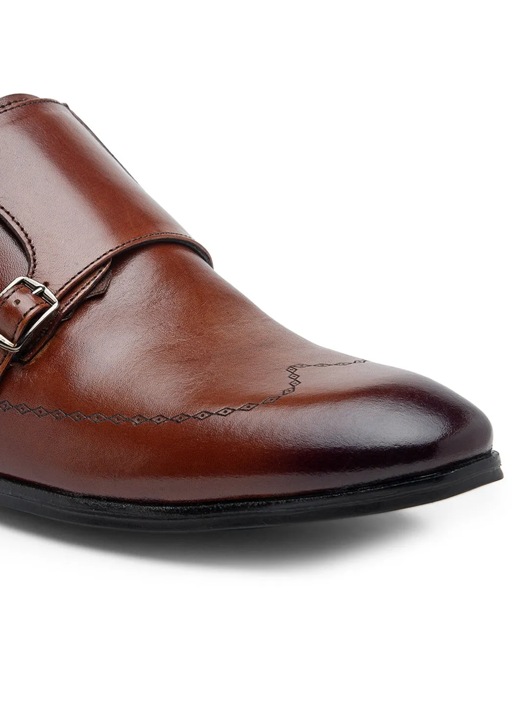 Teakwood Leathers Double-Strap Monk Shoes
