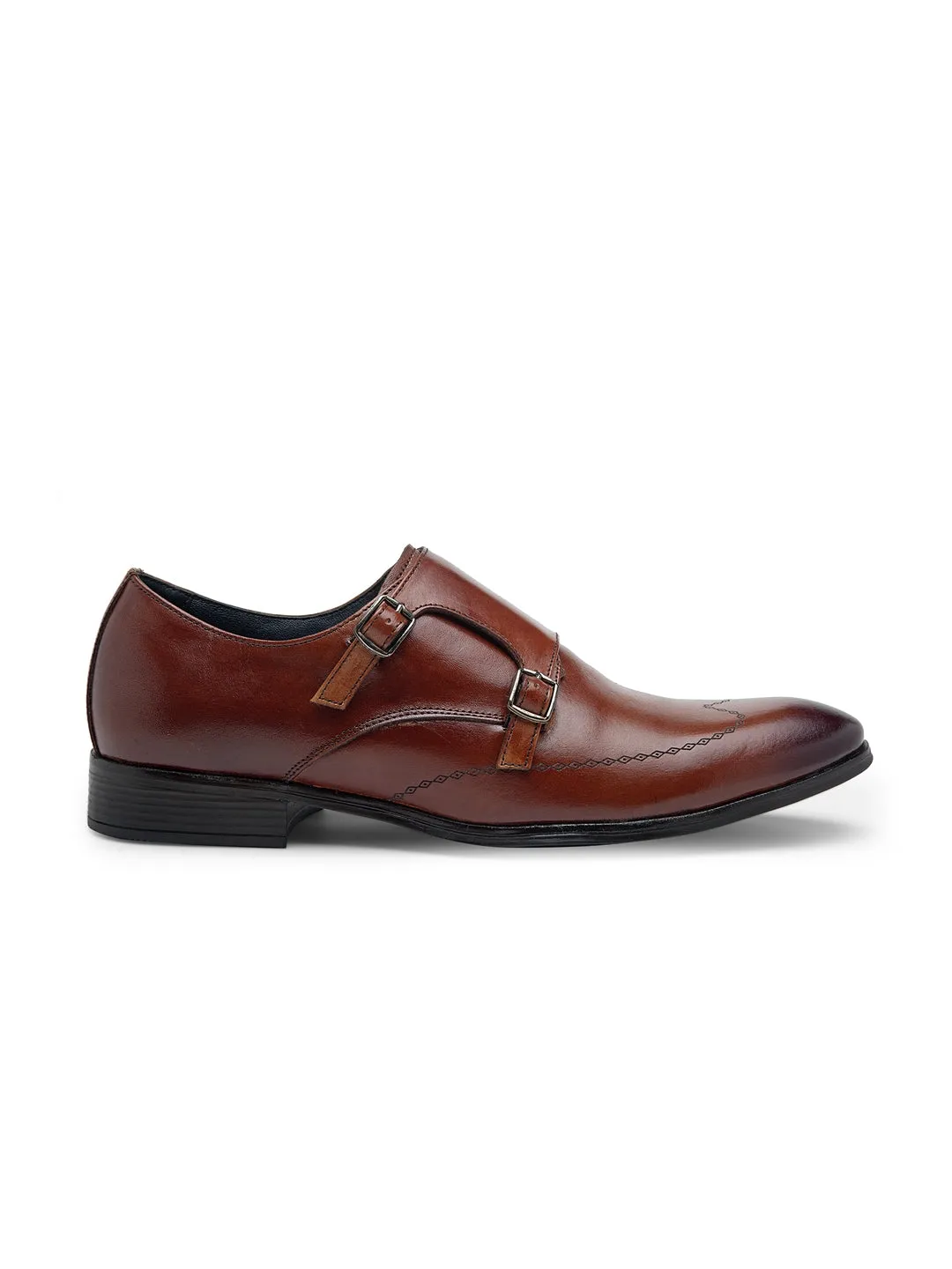 Teakwood Leathers Double-Strap Monk Shoes
