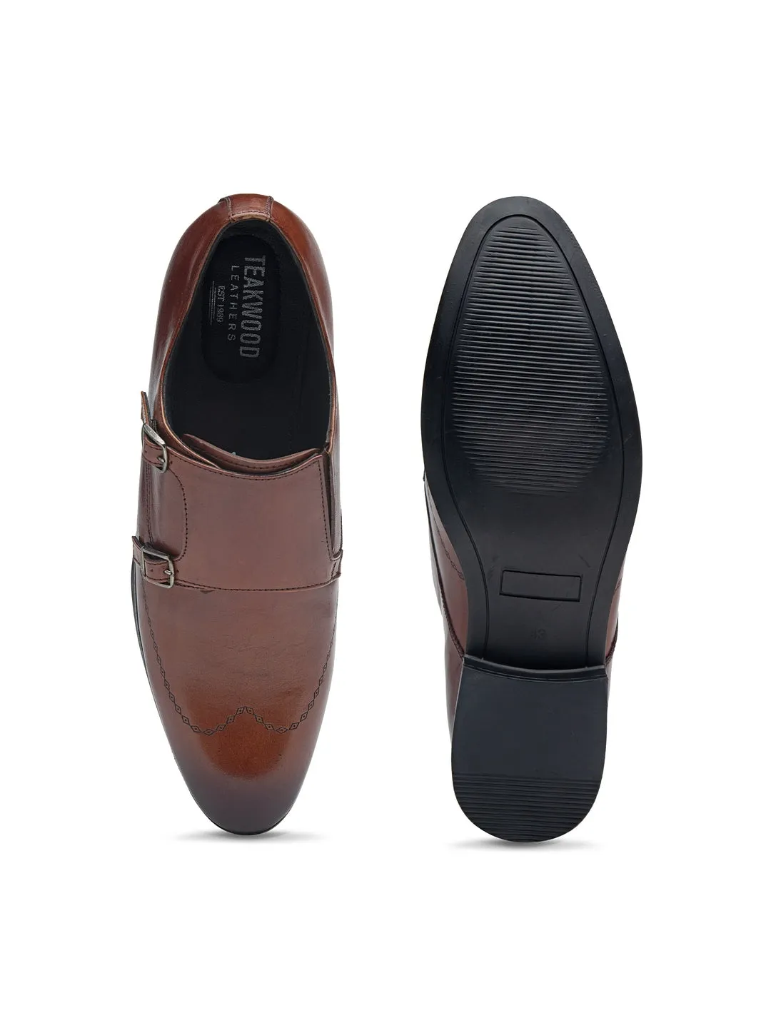 Teakwood Leathers Double-Strap Monk Shoes