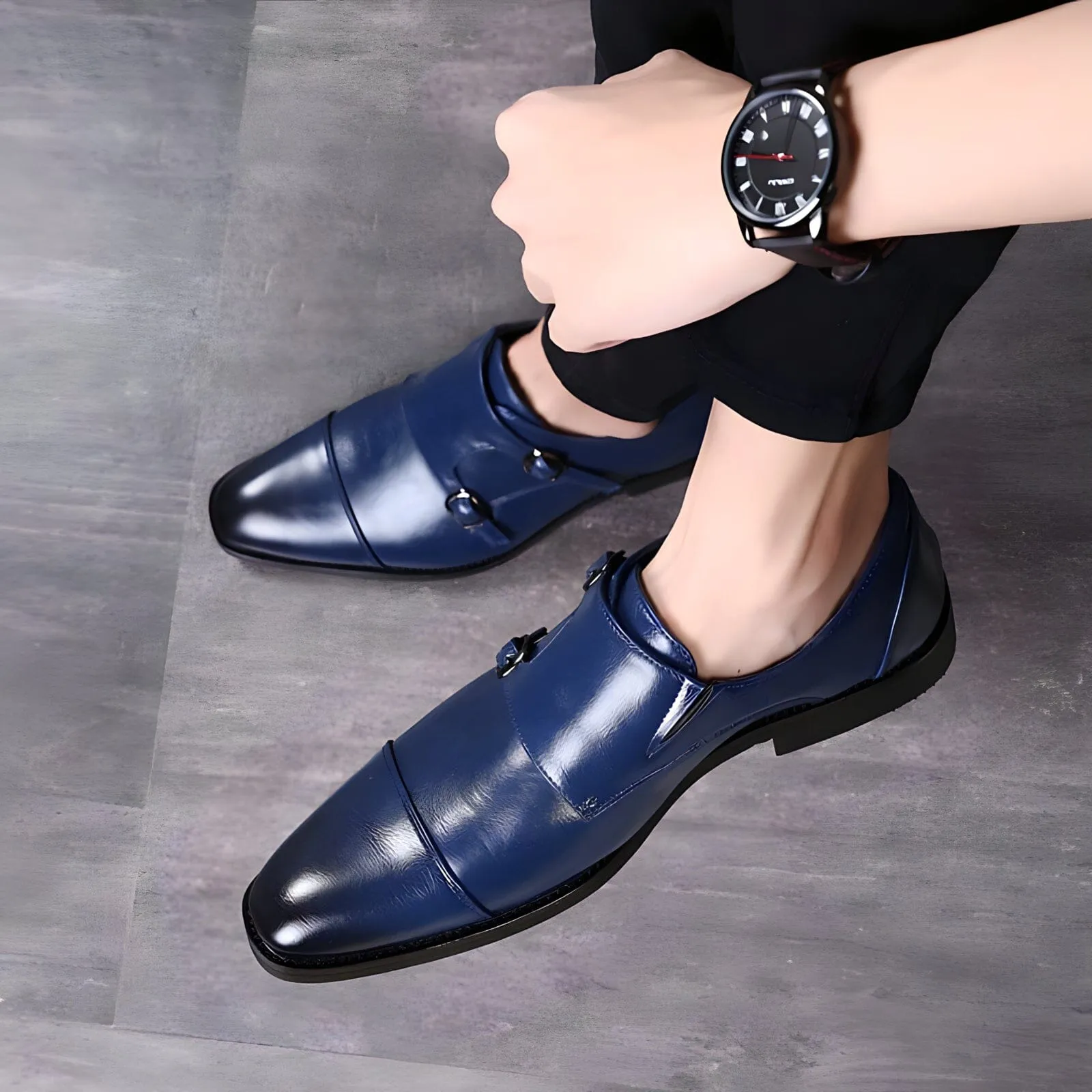 The Darion Monk Strap Dress Shoes - Multiple Colors