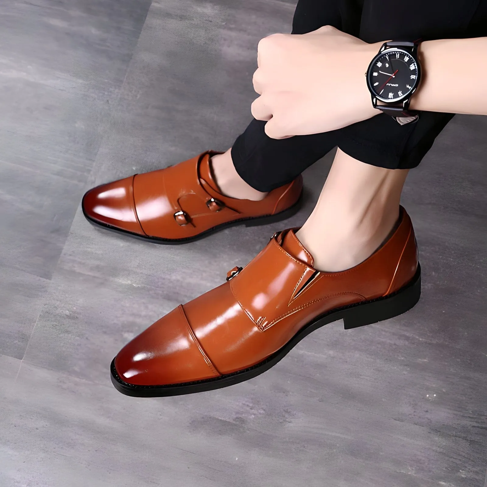 The Darion Monk Strap Dress Shoes - Multiple Colors