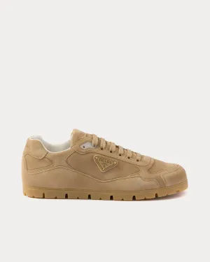 Trail Faded Suede Ecru Low Top Sneakers