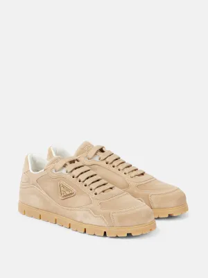 Trail suede sneakers